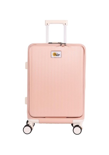 Biggdesign Moods Up Ön Bölmeli, Bardaklık Ve Usb Girişli Kabin Boy Valiz 20" Pembe