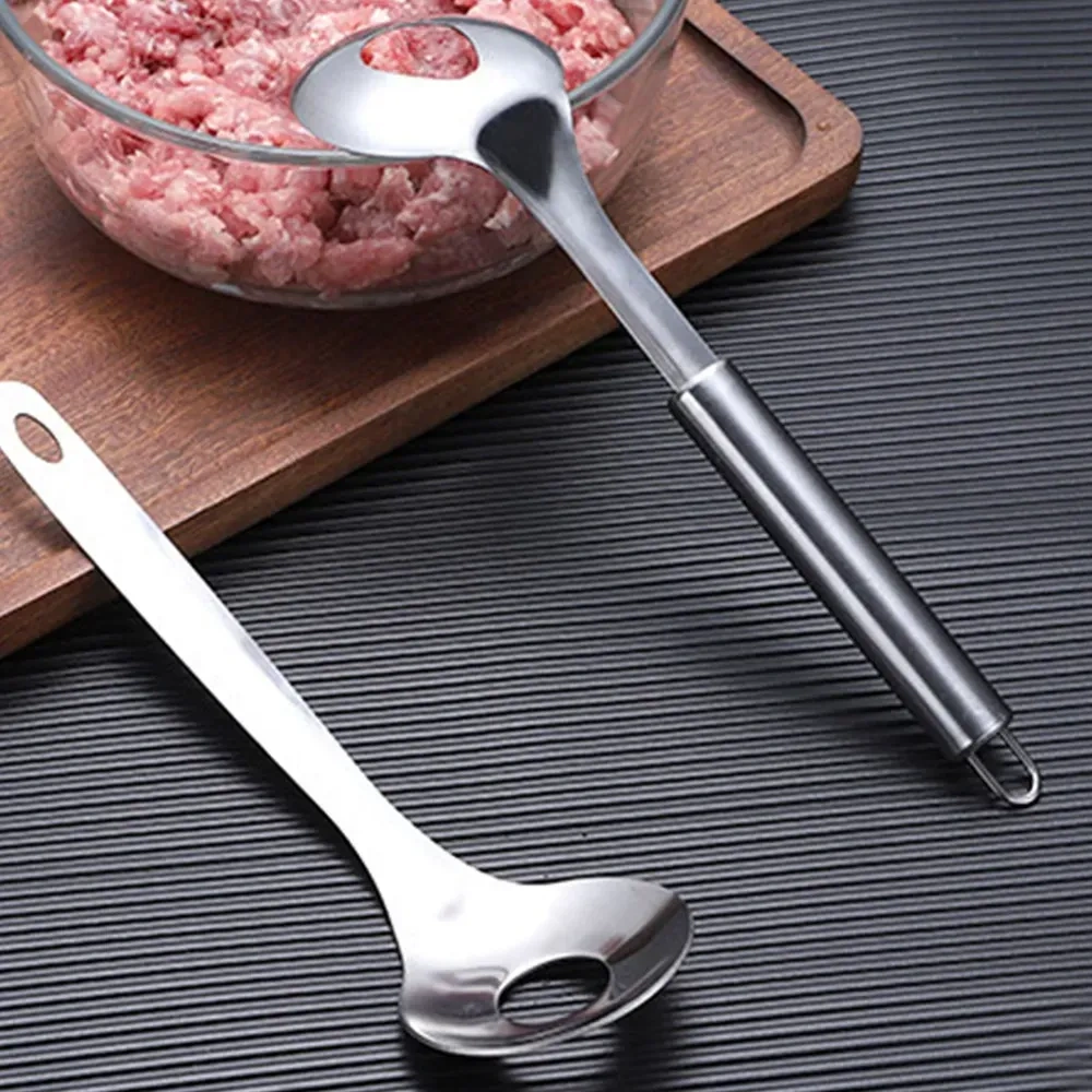 Dofolink Paslanmaz Çelik Köfte Kaşığı - Ev Mutfak Köfte, Karides Topu, Sebze Topu Hazırlama Aleti - Konforlu Kullanim, Kolay Temizleme Diğer
