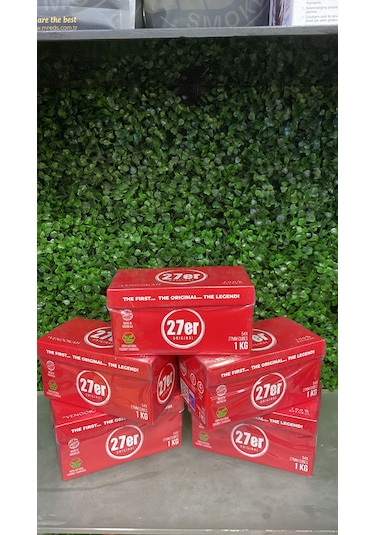 27er Original Nargile Kömürü 1kg 5 Adet
