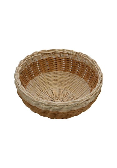 E38 El İşçiliği Hasır İp Sepet Örgü 24 24 Cm - 6176 Karışık