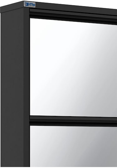 Ceha 4'lü Metal Ayakkabılık - Siyah/Aynalı K.AYK-4/A/P9005