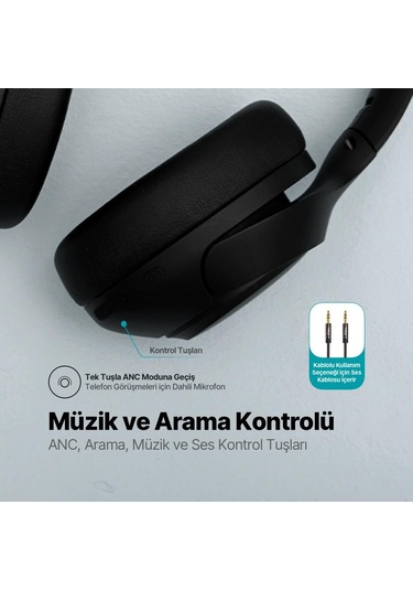 Ttec Soundmax Pro ANC Bluetooth 5.4 Kulaküstü Kulaklık