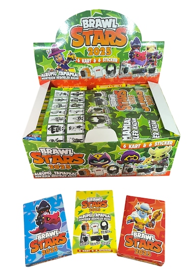 Brawlstars 48 Kutulu Oyun Kartları 2025 Albümü Tamamla 288 Kart