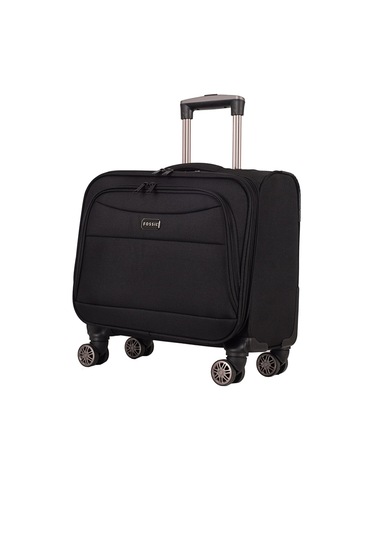 Trg Polo 032 Su Geçirmez Kumaş Pilot Kabin Valiz Siyah