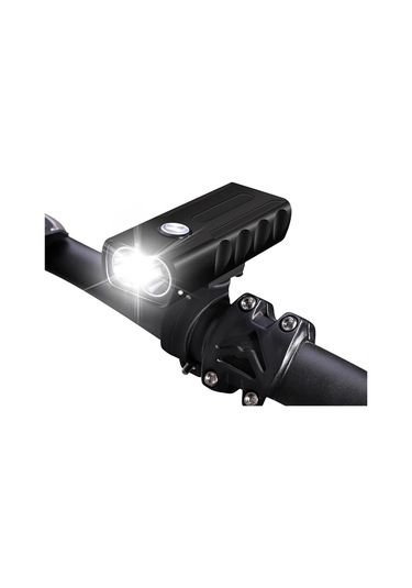 Reidan Bisiklet Ön Far 1000 Lümen Usb Şarjlı Powerbnakli Far Siyah