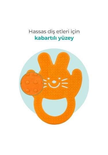 Mamajoo Yumuşak Diş Kaşıyıcı Turuncu Tavşan