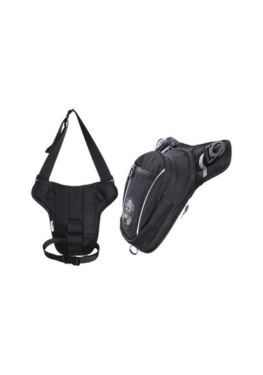 Wondernest Afıshtour Fm2034 2l Su Geçirmez Doğa Sporları Çanta, Bisiklet Bacak, Siyah, Kolay Taşınır Siyah