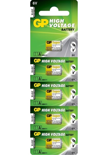GP Super 11A MN11 6V Yüksek Voltaj Alkalin Pil 5'li