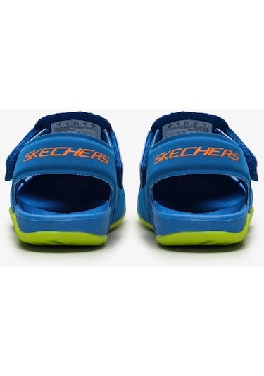 Skechers 92330l Bllm Side Wave Erkek Çocuk Sandalet Mavi