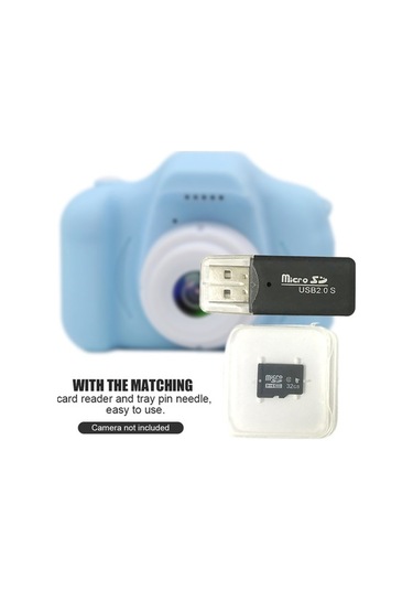 Pazly 32 Gb Siyah Sd Kart Kamera Kart Okuyucu Çocuklar İçin Kullanışlı Hafıza Kartı