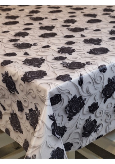 Kumaş Dokulu Tabanı Silikonlu Yıkanabilir Silinebilir Ütülenebilir Kaymaz Dekoratif Masa Örtüsü Brs020 Beyaz Siyah Kumaş Dokulu Tabanı Silikonlu Yıkanabilir Silinebilir Ütülenebilir Kaymaz Dekoratif Masa Örtüsü Brs020 Beyaz Siyah