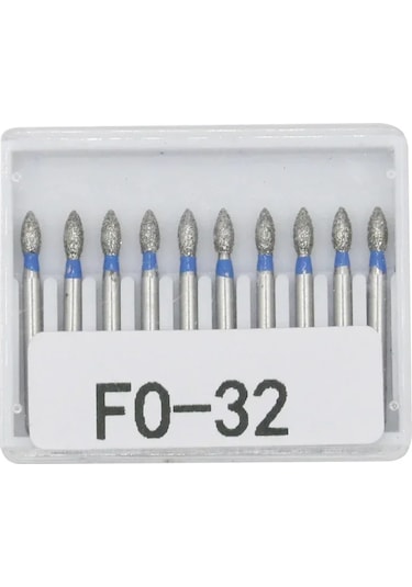 Diş Elmas Burs 10 Adet/takım Fg Çaplı Matkap Ucu 1.6mm Yüksek Hızlı Saplı Tc/tf/tr/bc/dı/ex/fo/sf/sı/so Serisi Matkap Uçları Rainbow