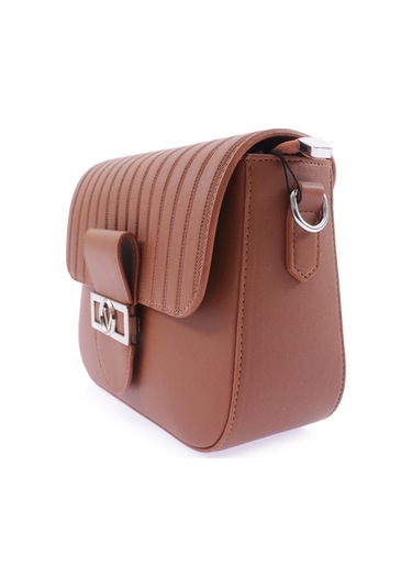 Dgn 3009-2168 Bayan Zincirli Omuz Askili Çanta 3009-2168-R1755 Taba