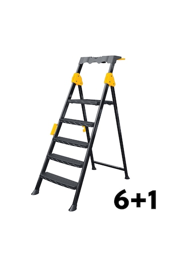 6+1 Basamaklı Metal Merdiven Prostep