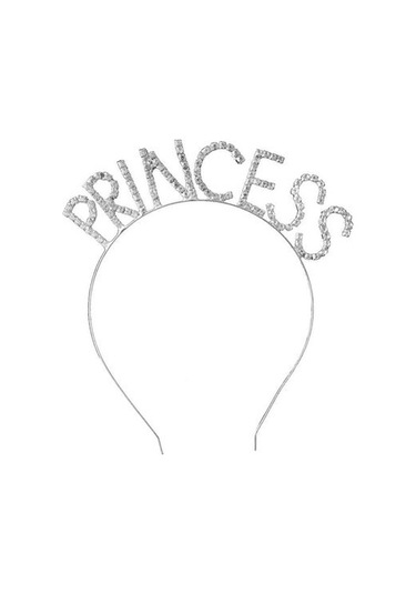 Taşlı Taç Princess - Gümüş Tüm Yaşlar