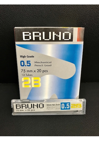 0.5 Kalem Ucu 2B Min Bruno 75Mm 12 Adet