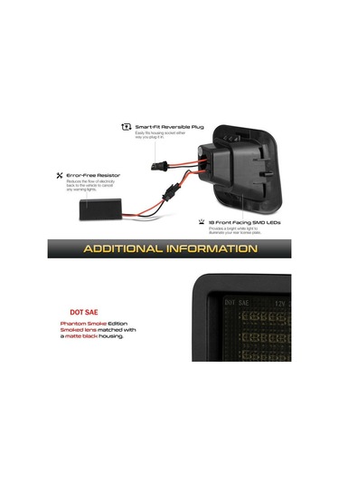 Yifomall Dodge Ram 1500/2500/3500 İçin Led Plaka Lambası - Beyaz Işık, Kavrulmuş Kapak Ve Siyah Panel, Dayanıklı Ve Kompakt Tasarım Tek Adet