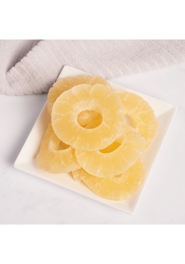 Fırında Kurutulmuş Ananas Kurusu 1 Kg Katkısız & Doğal