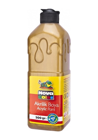 Nova Color Akrilik Boya 500 Ml Altın Nc-670