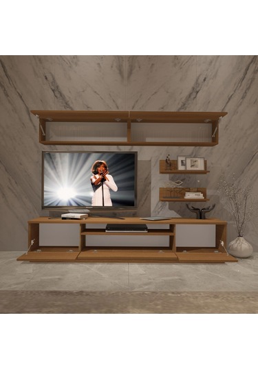 Decoraktiv Trendstyle 5 Slm Tv Ünitesi Tv Sehpası Ceviz