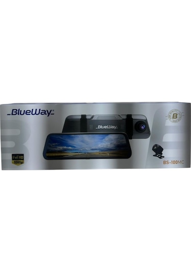 Blueway Bs-100mc Araç İçi Kayıt Kamerası Ön-arka Profesyonel Ön 1920x1080 - Arka 1280x720 Wifi 7"