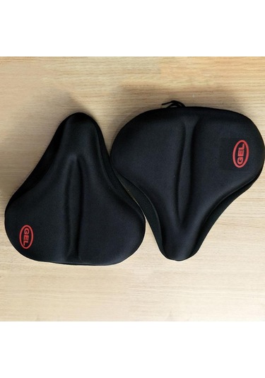 Artırın Ve Genişletin Bisiklet Silikon Yastık Kılıfı Kalınlaştırılmış Dağ Elektrikli Siyah