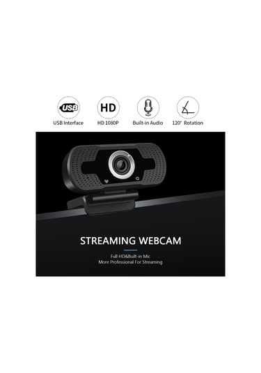 Geeksen "full Hd 1080p Usb Web Kamera - Mikrofonlu, Oyun/video Konferans/canlı Yayın İçin"