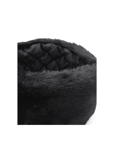 Kadın Cossack Kalpak Kürklü Siyah Şapka - Standart Çok Renkli