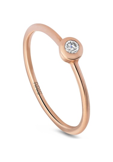 Ariş 0.06 Karat Pırlantalı Tektaş Yüzük