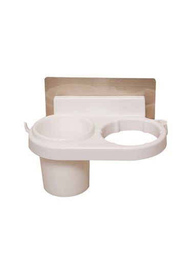 Moveevo Saç Kurutma Makinesi Tutucu Duvara Monte Saç Kurutma Makinesi Askı Rafı Düzenleyici Bardak Depolama Rafı Delme