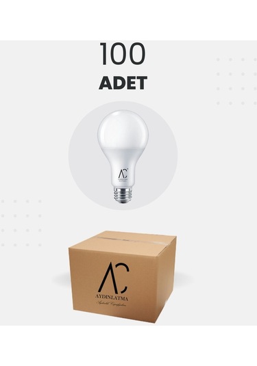 12w Bulb Led Ampul 6500k Beyaz Işık - 100 Adet