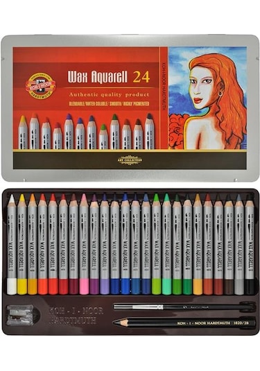 Koh-i-noor Wax Aquarelle Boya Kalemi 24 Lü 8284