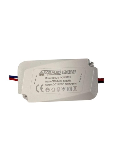 5-7x3w 700ma 15-25v Power Led Driver Ip20 Power Led Sürücü Beyaz