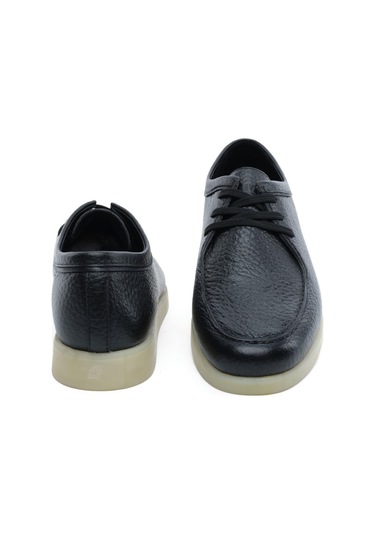 Greyder 18461 Siyah Hakiki Deri Erkek Oxford Ayakkabı-971 Siyah