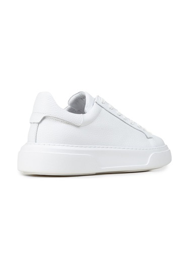 Deery Erkek Hakiki Deri Beyaz Sneaker Ayakkabı - 04651mbyze01