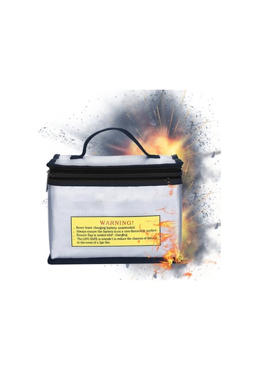 Padalink Lıpo Pil Depolama Ve Taşıma Çantası - Alev Gönüllü, Patlama Engellici, Taşınabilir Güvenlik Çantası Pvc+alev Gönüllü Pamuk