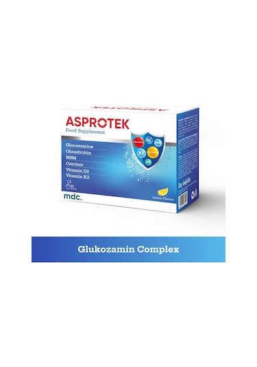 Asprotek Glukozamin, Kondroitin, Msm, Kalsiyum 30 Saşe
