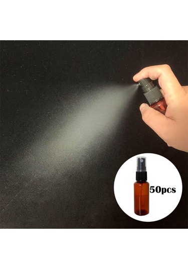Suntek 50 Adet Sprey Şişe Plastik Mini Ev Kozmetik Şişe
