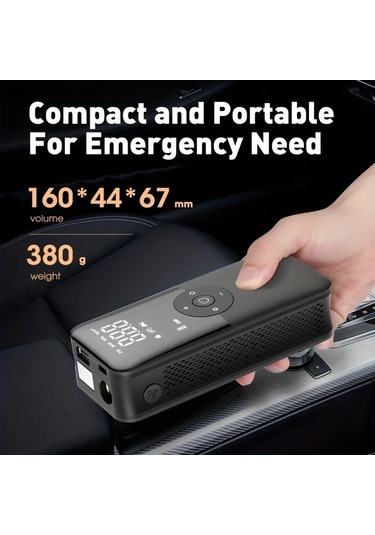Fastbuy Turcoshop11 1 Nolu Araba Motosiklet Bisiklet Kompresörü, Elektrikli Araç Pompası, Taşınabilir Lastik Şişirme Cihazı,