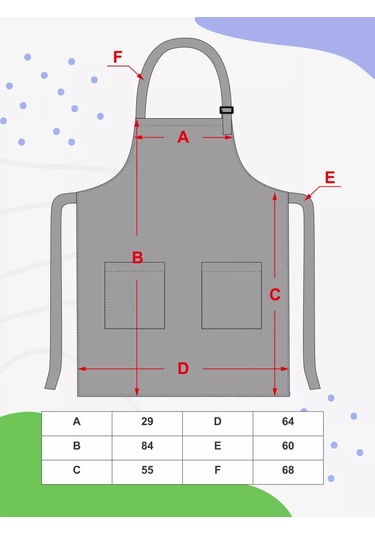 Vau Fartuk Manikür Ustası Önlüğü 177362864 Gri