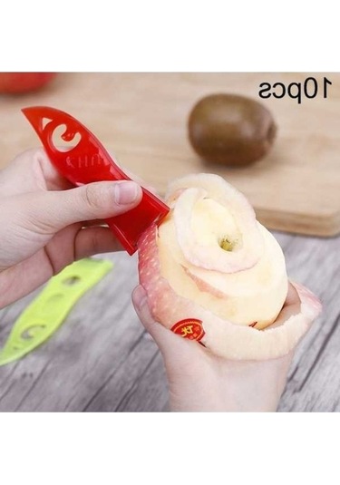 Ulzyvf 10 Adet A2233 Ev Tipi Sebze Meyve Kesme Bıçağı, Renkli Seçenekler Diğer