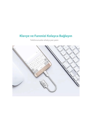 DM Type-C USB Dönüştürücü OTG Kablo