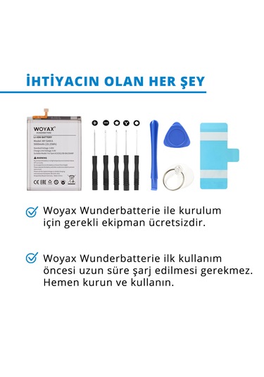 Woyax By Deji Samsung Galaxy A15 5g Uyumlu Premium Batarya