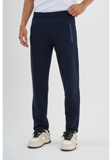 Shooter Sportswear Erkek Antrasit Eşofman Altı Nefes Alabilir Regular Kalıp Lastikli Ayarlanabilir Bel Lacivert