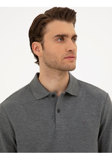 Pierre Cardin Erkek Antrasit Melanj Sweatshirt 50294438-vr081 Antrasit Melanj