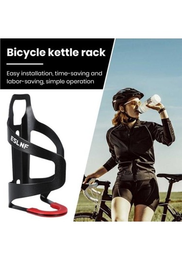 Pazly Siyah Alüminyum Bisiklet Şişe Tutucu, Ultralight Paslanmaz Çelik, Korozyona Dirençli, Evrensel Dağ Yol Bisikleti Su Şişesi Tutucu Siyah