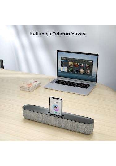 Lecoo DS108 Kablosuz Bluetooth 10W Soundbar Taşınabilir Stereo Hoparlör