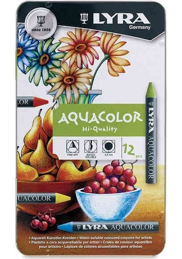 Lyra Aquacolor Sulandırılabilir Pastel Boya 12 Renk N11.4651