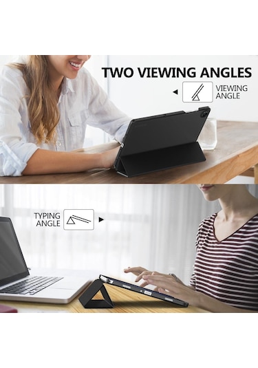Samsung Galaxy Tab Uyumlu A9 Plus Sm-x210 Tablet Kılıfı Akıllı Standlı