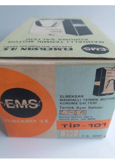 EMS(2,5-4 AMPER) TERMİK KORUMALI MANDALLI ŞALTER